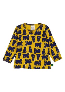 Fred´s World by GREEN COTTON Koszulka &quot;Bear&quot; w kolorze żółtym ze sklepu Limango Polska w kategorii Kaftaniki i bluzki - zdjęcie 178852554