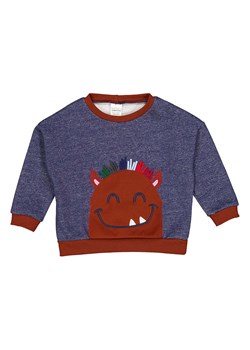 Fred´s World by GREEN COTTON Bluza &quot;Hello monster&quot; w kolorze granatowym ze sklepu Limango Polska w kategorii Bluzy chłopięce - zdjęcie 178852613