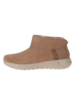 Skechers Skórzane botki &quot;On the Go Joy&quot; w kolorze jasnobrązowym ze sklepu Limango Polska w kategorii Śniegowce damskie - zdjęcie 178853044