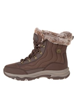 Skechers Skórzane botki &quot;Trego&quot; w kolorze brązowym ze sklepu Limango Polska w kategorii Śniegowce damskie - zdjęcie 178853090