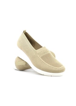 Buty damskie zdrowotne, profilaktyczne - UNISOFT 23TX02-6017, beżowe ze sklepu ulubioneobuwie w kategorii Buty sportowe damskie - zdjęcie 178861500