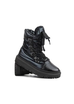 Śniegowce damskie, buty zimowe - VENEZIA 0790M0160B5, czarne ze sklepu ulubioneobuwie w kategorii Śniegowce damskie - zdjęcie 178861764