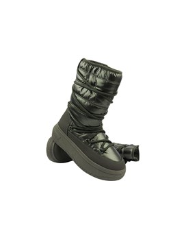 Śniegowce Damskie, Buty Zimowe Venezia C003MTKHOBB087 Zielone Na Suwak ze sklepu ulubioneobuwie w kategorii Śniegowce damskie - zdjęcie 178865841