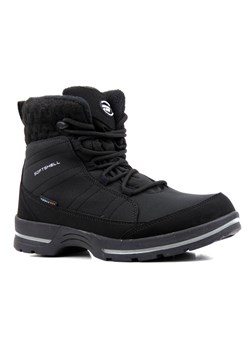 Czarne śniegowce damskie AMERICAN CLUB SN02, Softshell i Tripletex ze sklepu ulubioneobuwie w kategorii Śniegowce damskie - zdjęcie 178868363