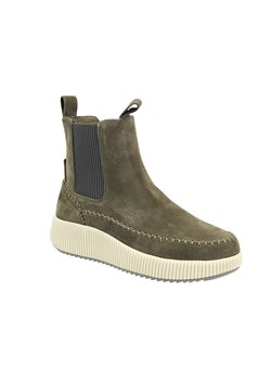 Botki Damskie Venezia W017SUGEOBB008 Szare Wsuwane ze sklepu ulubioneobuwie w kategorii Botki - zdjęcie 178873014