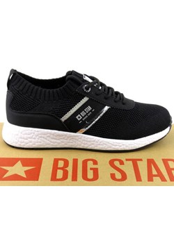 Buty sportowe damskie z Memory Foam - Big Star HH274347, czarne ze sklepu ulubioneobuwie w kategorii Buty sportowe damskie - zdjęcie 178874550