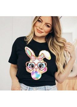 Koszulka z królikiem, koszulka z zajączkiem ze sklepu Time For Fashion w kategorii Bluzki damskie - zdjęcie 178878190