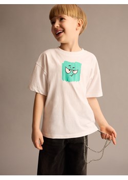 Reserved - T-shirt z nadrukiem - biały ze sklepu Reserved w kategorii T-shirty chłopięce - zdjęcie 178894613
