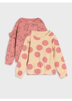 Sinsay - Bluzy 2 pack - beżowy ze sklepu Sinsay w kategorii Bluzy dziewczęce - zdjęcie 178897842