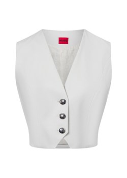 HUGO Kamizelka damska - Awestana Kobiety écru jednolity ze sklepu vangraaf w kategorii Kamizelki damskie - zdjęcie 178899511