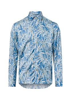 JOOP! Męska koszula casual - 194Matty Mężczyźni Comfort Fit wiskoza niebieski wzorzysty ze sklepu vangraaf w kategorii Koszule męskie - zdjęcie 178899513