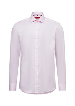 Finshley & Harding Męska koszula biznesowa - Easy Care Mężczyźni Slim Fit Bawełna różowy jednolity ze sklepu vangraaf w kategorii Koszule męskie - zdjęcie 178899520