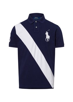 Polo Ralph Lauren Męska koszulka polo Mężczyźni Bawełna granatowy w paski ze sklepu vangraaf w kategorii T-shirty męskie - zdjęcie 178899534