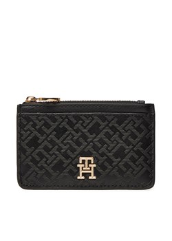 Etui na karty kredytowe Tommy Hilfiger Th Distinct Long Cc Holder Mono AW0AW17401 Czarny ze sklepu eobuwie.pl w kategorii Etui - zdjęcie 178899891