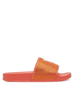 Klapki Guess E4GZ25BB00F Fioletowy ze sklepu eobuwie.pl w kategorii Klapki damskie - zdjęcie 178899933