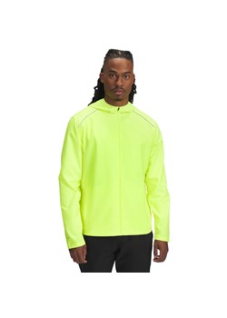 Męska kurtka do biegania Under Armour UA Storm Run Hooded Jacket - żółta ze sklepu Sportstylestory.com w kategorii Kurtki męskie - zdjęcie 178911811