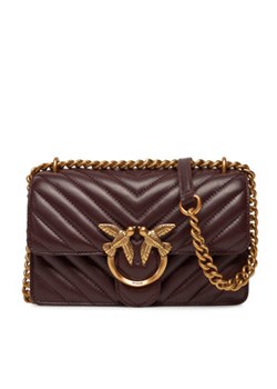 PINKO Torebka Love One Mini Dc PE 25 PCPL 100074 A0F1 Fioletowy ze sklepu MODIVO w kategorii Kopertówki - zdjęcie 178912593