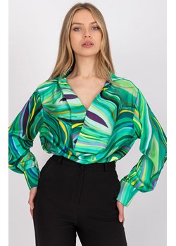 Elegancka bluzka damska zielona DHJ-BZ-15201.30, Kolor zielony, Rozmiar uniwersalny, ITALY MODA ze sklepu Intymna w kategorii Bluzki damskie - zdjęcie 178915690