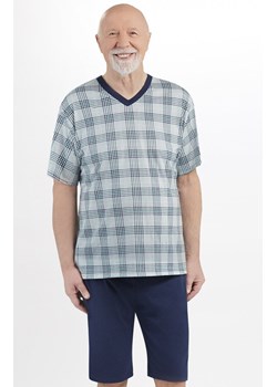 Krótka piżama męska Michał I 400 10, Kolor granatowy-kratka, Rozmiar 4XL, MARTEL - id: 196753 - marki Martel - 178916012 Krótka piżama męska Michał I 400 10, Kolor granatowy-kratka, Rozmiar 4XL, MARTEL ze sklepu Intymna w kategorii Piżamy męskie - zdjęcie 178916012
