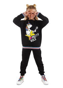 Denokids 2-częściowy zestaw &quot;Rock Unicorn&quot; w kolorze czarnym ze sklepu Limango Polska w kategorii Komplety dziewczęce - zdjęcie 178916313