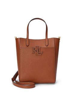 Torebka LAUREN RALPH LAUREN 431966760001 Brązowy ze sklepu eobuwie.pl w kategorii Torby Shopper bag - zdjęcie 178927682