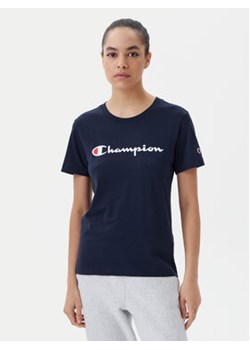 Champion T-Shirt 118090 Granatowy Slim Fit ze sklepu MODIVO w kategorii Bluzki damskie - zdjęcie 178927814