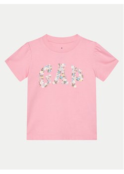 Gap T-Shirt 736118-01 Różowy Regular Fit ze sklepu MODIVO w kategorii Bluzki dziewczęce - zdjęcie 178928460