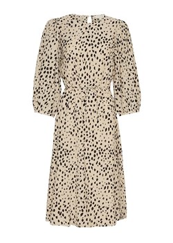 MOSS COPENHAGEN Sukienka &quot;Angelina&quot; w kolorze beżowym ze sklepu Limango Polska w kategorii Sukienki - zdjęcie 178929914