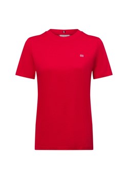 Tommy Hilfiger Koszulka damska Kobiety Bawełna czerwony jednolity ze sklepu vangraaf w kategorii Bluzki damskie - zdjęcie 178936734