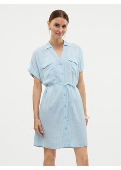 Vero Moda Sukienka letnia Linn 10323027 Błękitny Relaxed Fit ze sklepu MODIVO w kategorii Sukienki - zdjęcie 178937313