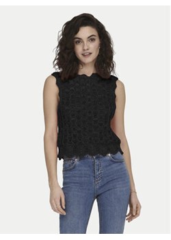 ONLY Top Luna 15291602 Czarny Regular Fit ze sklepu MODIVO w kategorii Bluzki damskie - zdjęcie 178940991