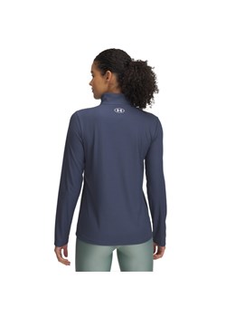 Damski longsleeve treningowy Under Armour Tech Rib 1/2 Zip - granatowy ze sklepu Sportstylestory.com w kategorii Bluzki damskie - zdjęcie 178945414