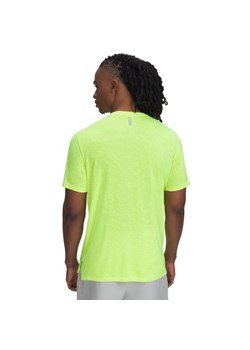 Męska koszulka do biegania Under Armour UA Launch Camo Shortsleeve - zielona ze sklepu Sportstylestory.com w kategorii T-shirty męskie - zdjęcie 178945471