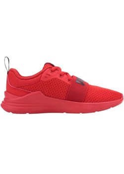 Buty Puma Wired Run 374216 05 czerwone ze sklepu ButyModne.pl w kategorii Buty sportowe dziecięce - zdjęcie 178945643