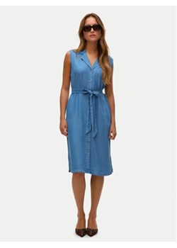 Vero Moda Sukienka letnia Bree 10304888 Niebieski Regular Fit ze sklepu MODIVO w kategorii Sukienki - zdjęcie 178946450