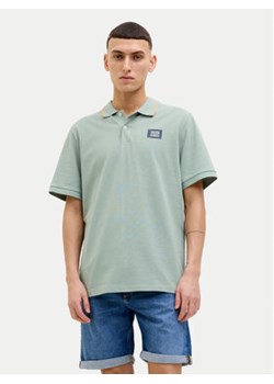 Jack&Jones Polo Hudson 12269238 Zielony Regular Fit ze sklepu MODIVO w kategorii T-shirty męskie - zdjęcie 178947234