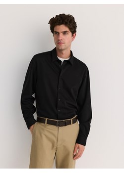 Reserved - Koszula comfort z wiskozą - czarny ze sklepu Reserved w kategorii Koszule męskie - zdjęcie 178951692