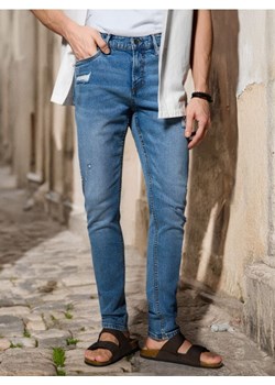 Sinsay - Jeansy skinny fit - niebieski ze sklepu Sinsay w kategorii Jeansy męskie - zdjęcie 178954780