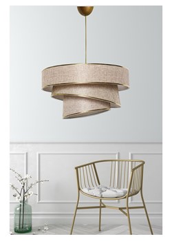 Opviq Lampa wisząca w kolorze beżowym - wys. 72 x Ø 40 cm ze sklepu Limango Polska w kategorii Oświetlenie - zdjęcie 178955811