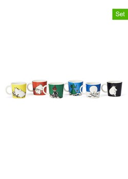 Moomin Filiżanki (6 szt.) w różnych kolorach - 12 ml ze sklepu Limango Polska w kategorii Filiżanki - zdjęcie 178956241