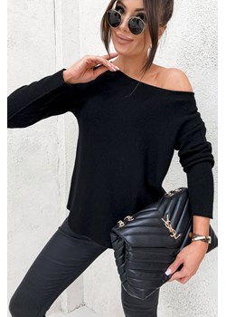 CZARNY SWETER OVERSIZE ze sklepu olika.com.pl w kategorii Swetry damskie - zdjęcie 178957963