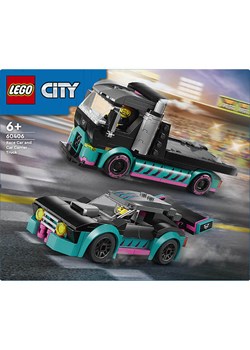 LEGO Zestaw LEGO® City 60406 Car transporter with racing car - 6+ ze sklepu Limango Polska w kategorii Zabawki - zdjęcie 178976060