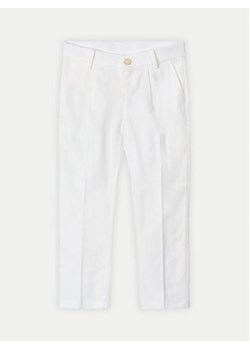 Mayoral Spodnie materiałowe 3563 Biały Slim Fit ze sklepu MODIVO w kategorii Spodnie dziewczęce - zdjęcie 178977304