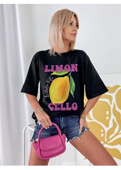 bluzka limones czarna one size ze sklepu UBRA w kategorii Bluzki damskie - zdjęcie 178980381