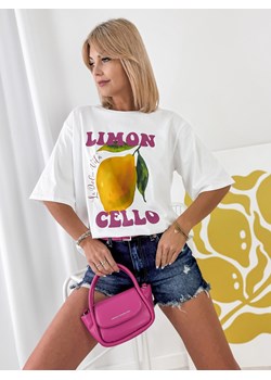 bluzka limones biała one size ze sklepu UBRA w kategorii Bluzki damskie - zdjęcie 178980394
