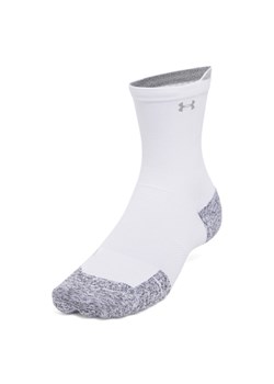 Skarpetki do biegania uniseks (3-pack) Under Armour UA AD Run Cushion 3pk Crew - białe ze sklepu Sportstylestory.com w kategorii Skarpetki damskie - zdjęcie 178981200