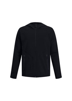 Chłopięca bluza treningowa rozpinana z kapturem Under Armour UA B Unstoppable Full Zip - czarna ze sklepu Sportstylestory.com w kategorii Bluzy męskie - zdjęcie 178981224