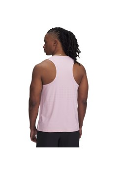 Męska koszulka do biegania Under Armour UA Launch Elite Singlet - rożowa ze sklepu Sportstylestory.com w kategorii T-shirty męskie - zdjęcie 178981243