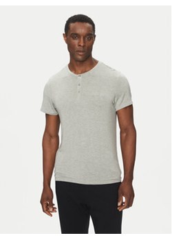 Calvin Klein Underwear T-Shirt Henley LV00NM2803 Szary Regular Fit ze sklepu MODIVO w kategorii T-shirty męskie - zdjęcie 178981614