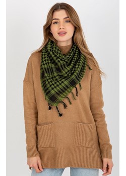 Czarno-zielona chusta arafatka w kratę AT-CH-ARAFAT.37, Kolor czarno-zielony, Rozmiar uniwersalny, FactoryPrice - id: 196990 - marki Factoryprice - 178983570 Czarno-zielona chusta arafatka w kratę AT-CH-ARAFAT.37, Kolor czarno-zielony, Rozmiar uniwersalny, FactoryPrice ze sklepu Primodo w kategorii Szaliki i chusty damskie - zdjęcie 178983570
